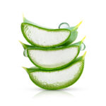 Aloe Vera on white background